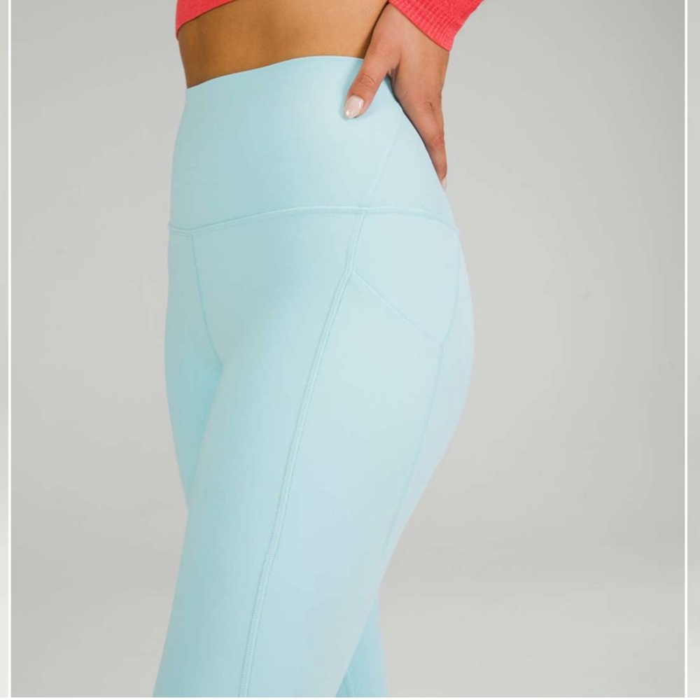 lululemon athletica Light Blue High-Rise Leggings